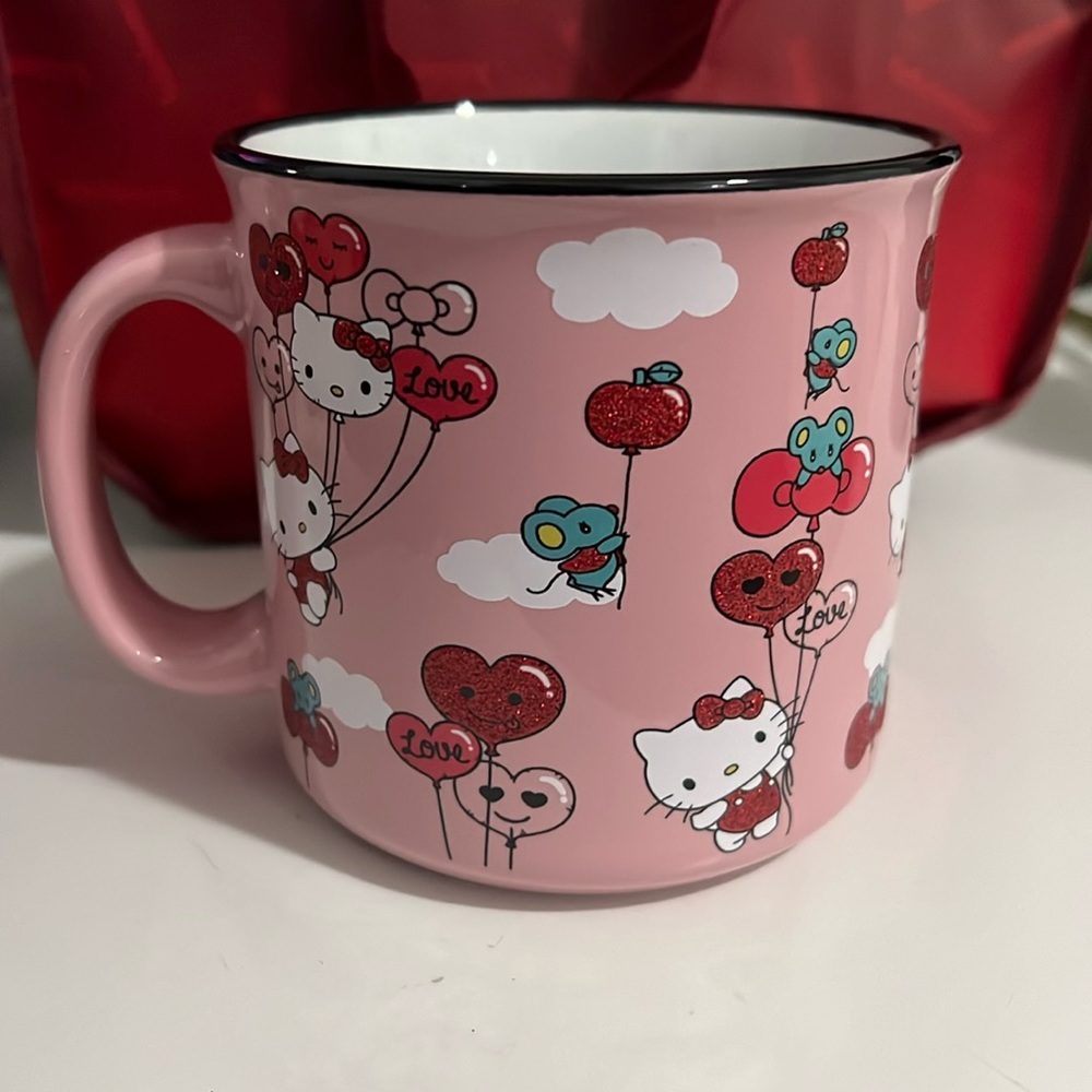 hello kitty valentines mug